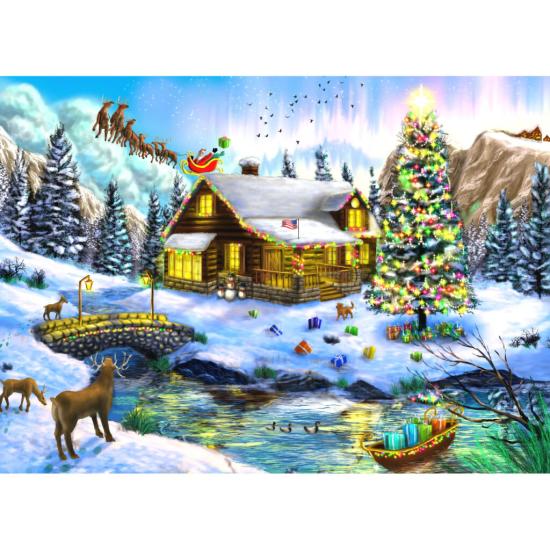 Puzzle Brain Tree Weihnachtslandschaft 1000 Teile Puzzle Brain Tree Weihnachtslandschaft 1000 Teile