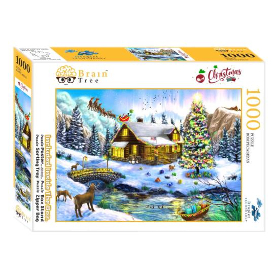 Puzzle Brain Tree Weihnachtslandschaft 1000 Teile Puzzle Brain Tree Weihnachtslandschaft 1000 Teile