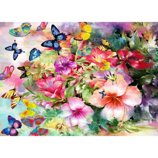 Brain Tree Puzzle Blumen und Schmetterlinge 500 Teile Brain Tree Puzzle Blumen und Schmetterlinge 500 Teile