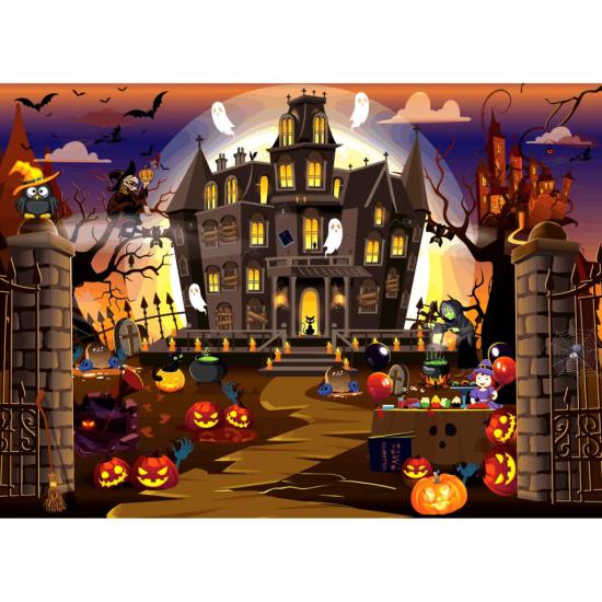 Gehirnbaum-Halloween-Puzzle 500 Teile