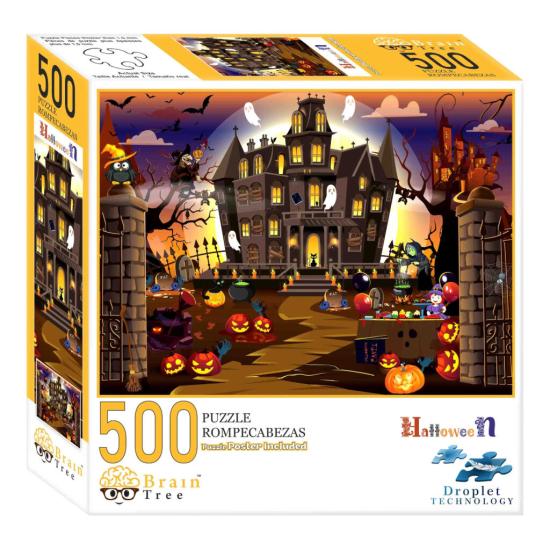 Gehirnbaum-Halloween-Puzzle 500 Teile