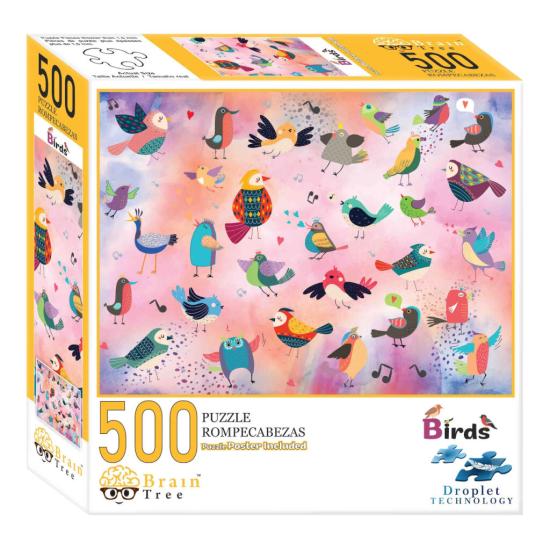 Puzzle Gehirnbaum Märchenvögel 500 Teile