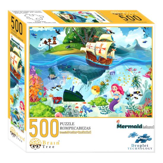 Brain Tree Meerjungfrau Puzzle 500 Teile