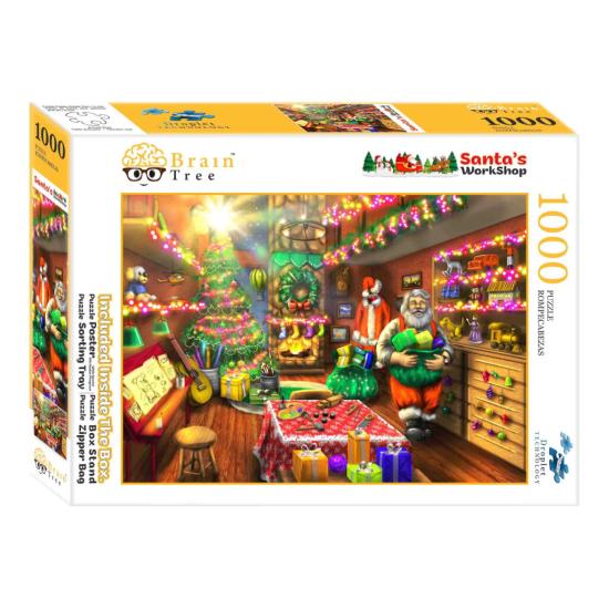 Brain Tree Puzzle Santa's Workshop 1000 Teile