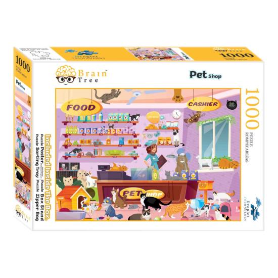 Brain Tree Pet Shop Puzzle 1000 Teile Brain Tree Pet Shop Puzzle 1000 Teile