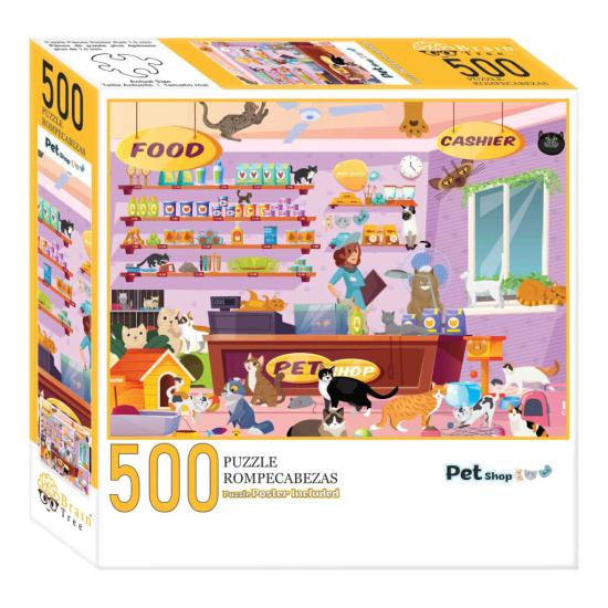 Brain Tree Pet Shop Puzzle 500 Teile