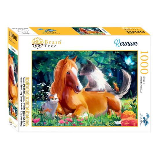 Puzzle Brain Tree Animal Encounter 1000 Teile