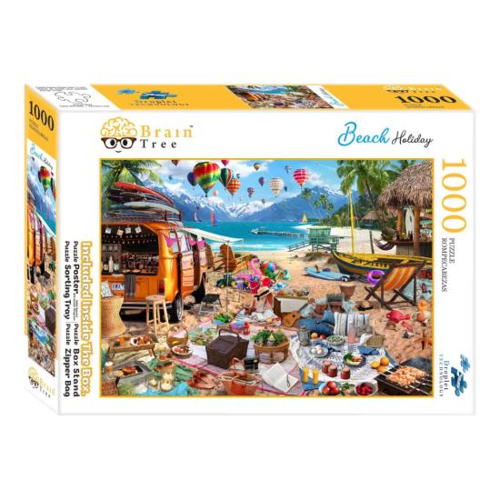 Brain Tree Puzzle Strandurlaub 1000 Teile