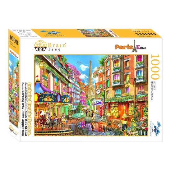 Puzzle Brain Tree Ansicht von Paris 1000 Teile