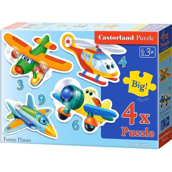 Puzzle Castorland Fun Aircraft Progressive 3+4+6+9