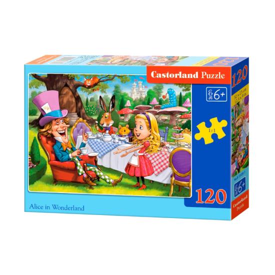 Castorland Alice im Wunderland-Puzzle mit 120 Teilen