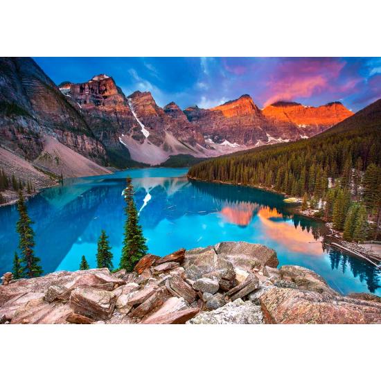 Castorland Sonnenaufgang am Moraine Lake, Kanada 500-teiliges Pu