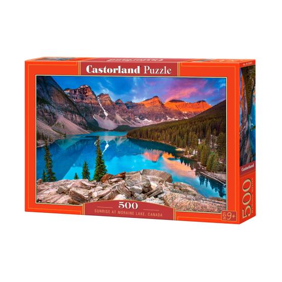 Castorland Sonnenaufgang am Moraine Lake, Kanada 500-teiliges Pu