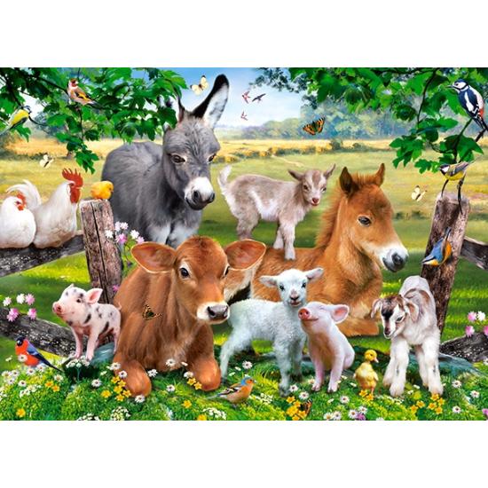 Castorland Farm Animals Puzzle 100 Teile