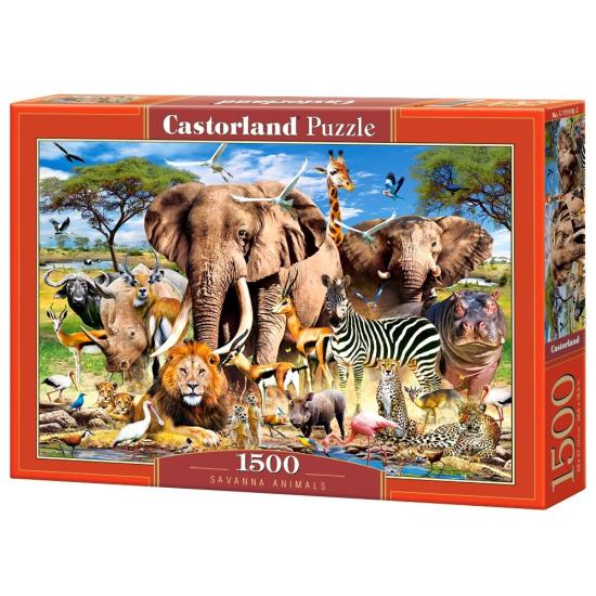 Castorland Tiere der Savanne Puzzle 1500 Teile