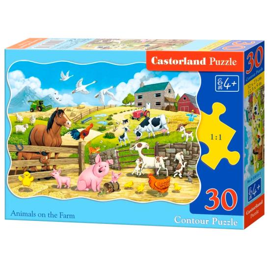 Puzzle Castorland Tiere Auf Dem Bauernhof 30 Teile Puzzle Castorland Tiere Auf Dem Bauernhof 30 Teile