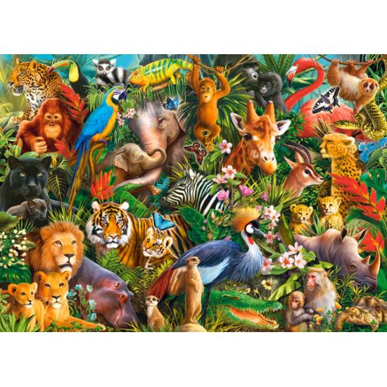 Puzzle Castorland Unglaubliche Tiere 180 Teile