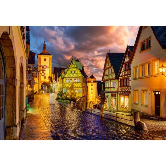 Castorland Puzzle Dämmerung in Rothenburg 1000 Teile