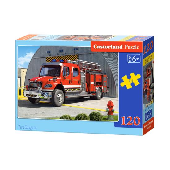 Castorland Altes Feuerwehrauto-Puzzle 120 Teile