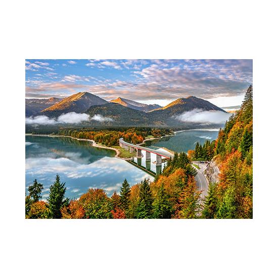 Castorland Sonnenuntergang am Sylvensteinsee 500-teiliges Puzzle
