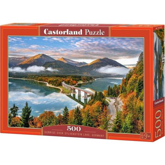 Castorland Sonnenuntergang am Sylvensteinsee 500-teiliges Puzzle