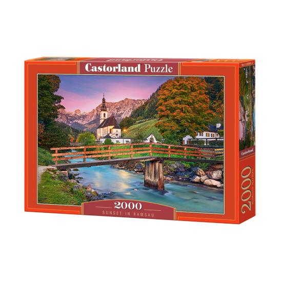Castorland Sonnenuntergang in Ramsau Puzzle 2000 Teile