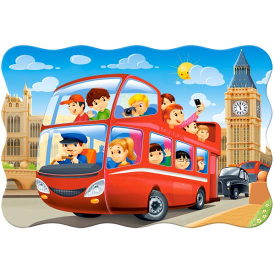 Castorland Puzzle Londoner Bus MAXI XXL mit 20 Teilen