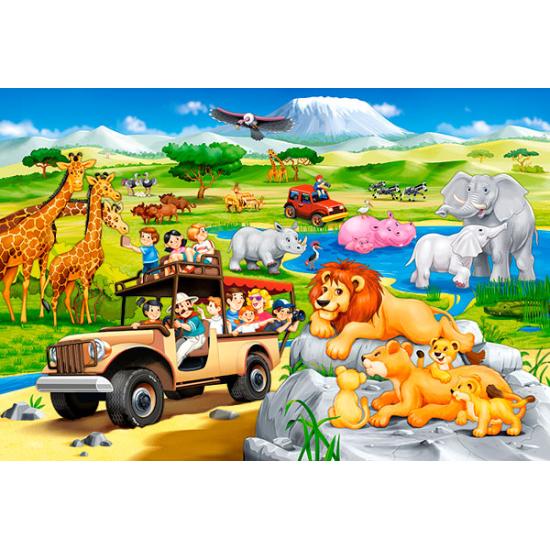 Castorland Safari Adventure XXL-Puzzle mit 40 Teilen Castorland Safari Adventure XXL-Puzzle mit 40 Teilen