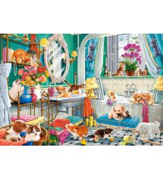Castorland Crazy Pet Bath Puzzle mit 1500 Teilen