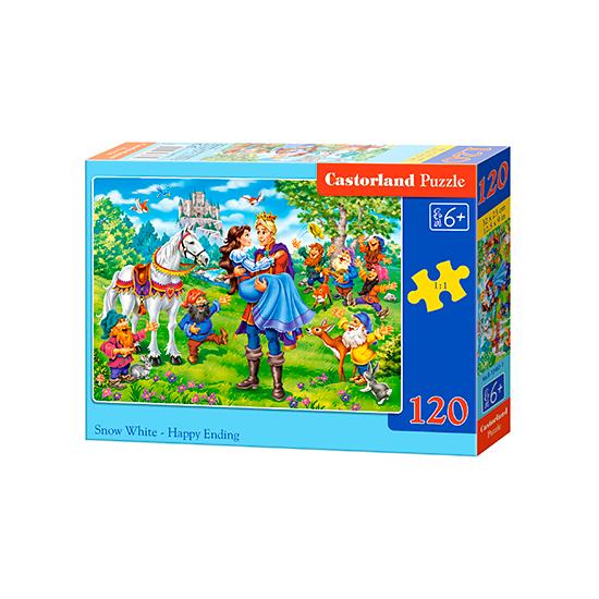 Castorland Schneewittchen Happy End Puzzle 120 Teile
