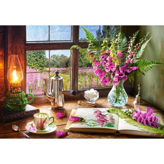 Castorland Stillleben mit violetten Blumen Puzzle 1000 Teile Castorland Stillleben mit violetten Blumen Puzzle 1000 Teile