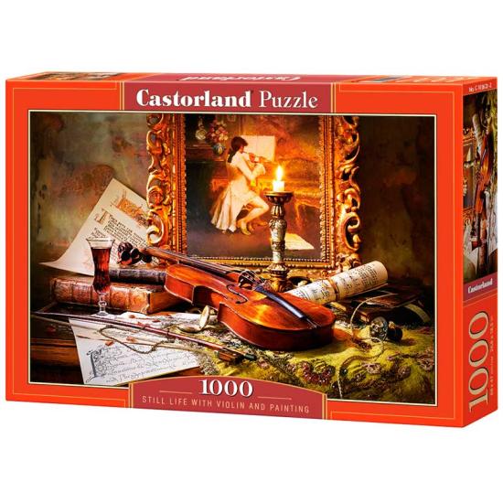 Castorland Stillleben mit Violine und Gemälde, Puzzle 1000 Teile