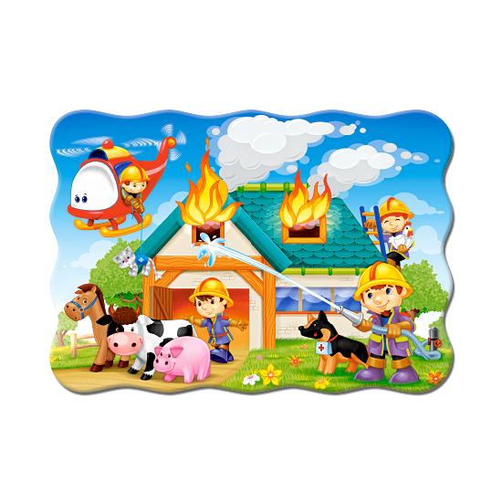 Castorland Firefighters in Action 30-teiliges Puzzle