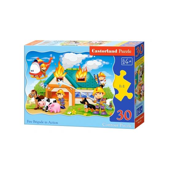 Castorland Firefighters in Action 30-teiliges Puzzle