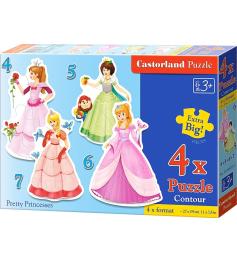 Puzzle Castorland Pretty PrincessesProgressive 4+5+6+7