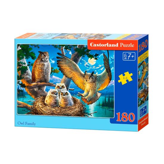 Castorland Eulen in der Familie Puzzle 180 Teile