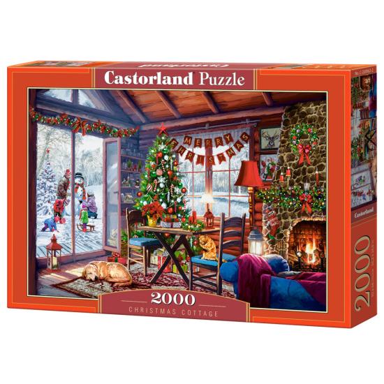 Puzzle Castorland Weihnachtshütten 2000 Teile
