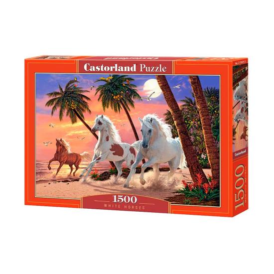 Castorland Weiße Pferde Puzzle 1500 Teile