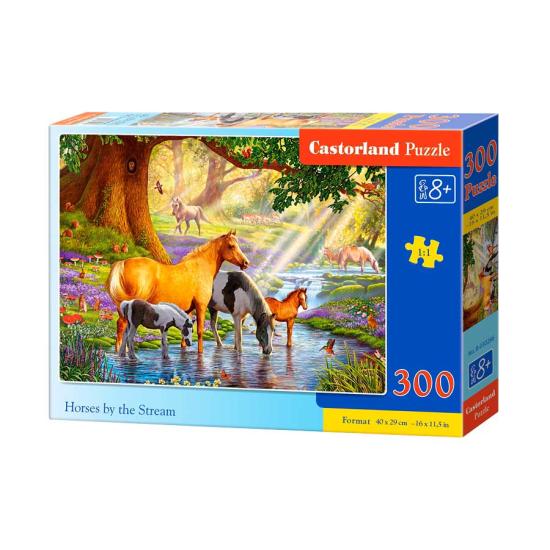 Castorland Horses by the Stream Puzzle 300 Teile