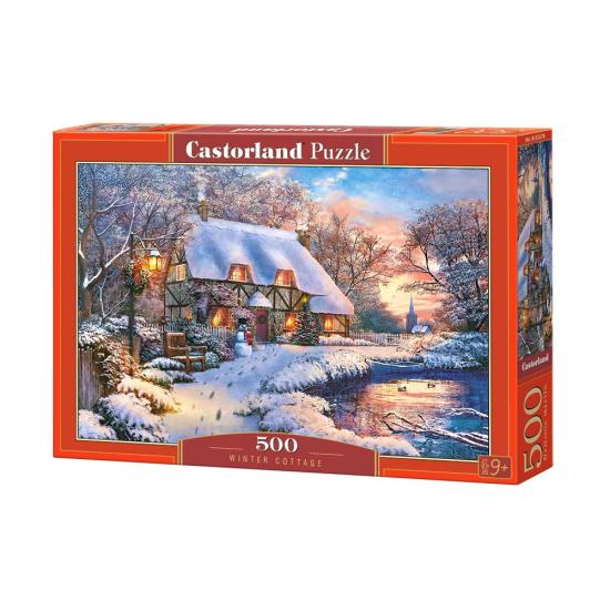 Castorland Winterhüttenpuzzle 500 Teile