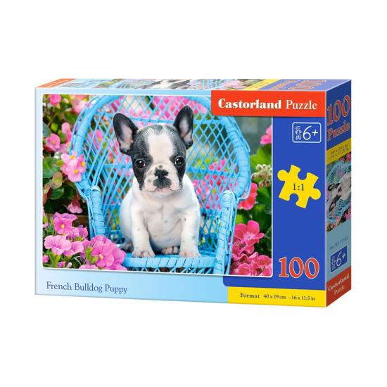 Castorland Französische Bulldogge Welpenpuzzle 100 Teile