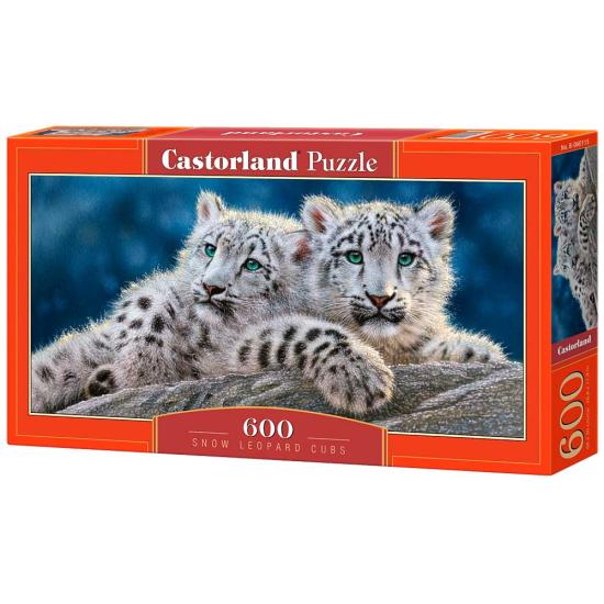 Castorland Snow Leopard Cubs Puzzle 600 Teile