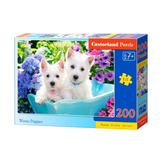 Castorland Westie Welpen Puzzle 200 Teile