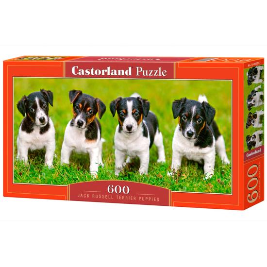Castorland Jack Russell Terrier Welpen-Puzzle mit 600 Teilen Castorland Jack Russell Terrier Welpen-Puzzle mit 600 Teilen