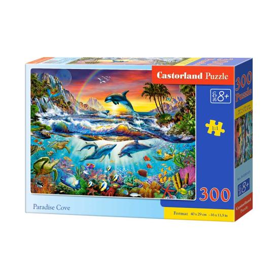 Castorland Cala en el Paraíso 300-teiliges Puzzle