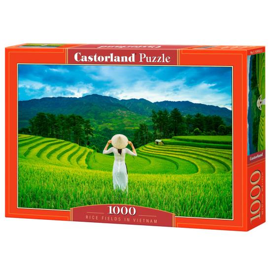 Castorland Puzzle Reisfelder in Vietnam mit 1000 Teilen Castorland Puzzle Reisfelder in Vietnam mit 1000 Teilen