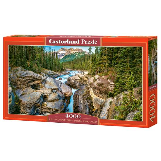 Puzzle Castorland Mistaya Canyon Banff Park Kanada 4000 Teile
