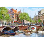 Puzzle Castorland Amsterdamer Grachten 1000 Teile