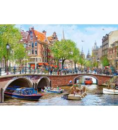 Puzzle Castorland Amsterdamer Grachten 1000 Teile