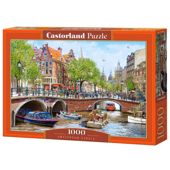 Puzzle Castorland Amsterdamer Grachten 1000 Teile